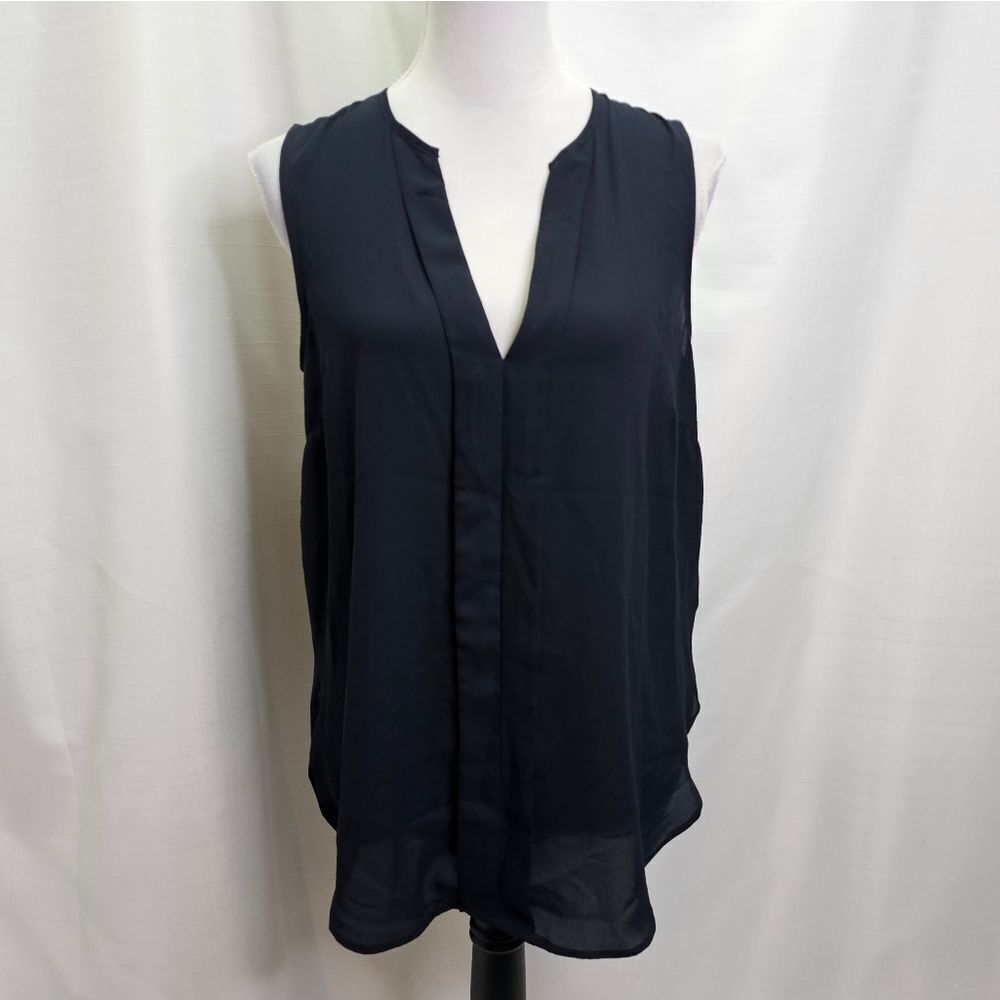 H&M Navy Blue Sleeveless Blouse Size 6